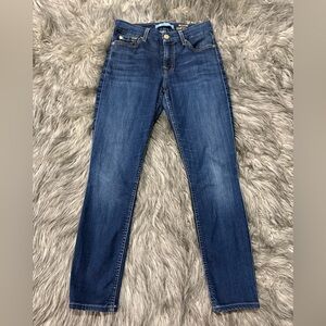 7 For All Mankind Dark Wash Skinny Jeans